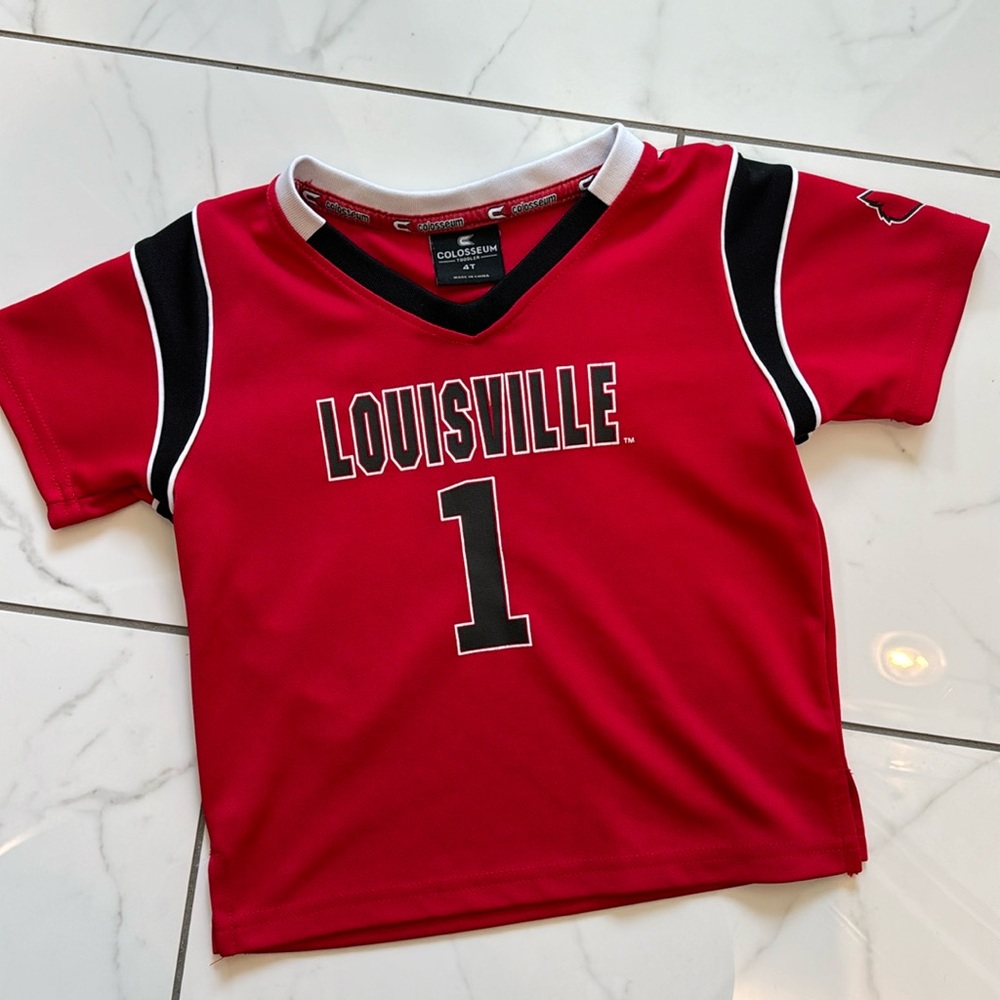 Boys size 4T University of Louisville jersey